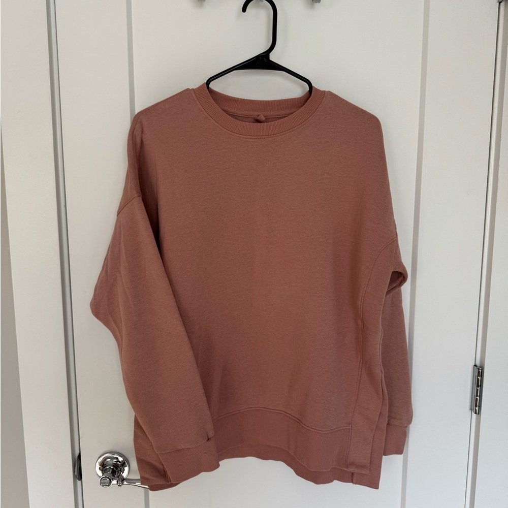 Lou & Grey Pink Crew Neck Sweater